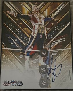 WWE auto Cody Rhodes