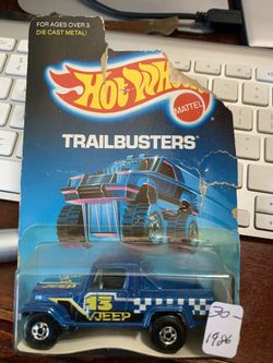 Hotwheels 1986 Trail Busters Jeep Scrambler