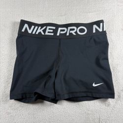Nike Pro Dri-Fit Compression Shorts Women’s Size S Black Athletic Gym #3C