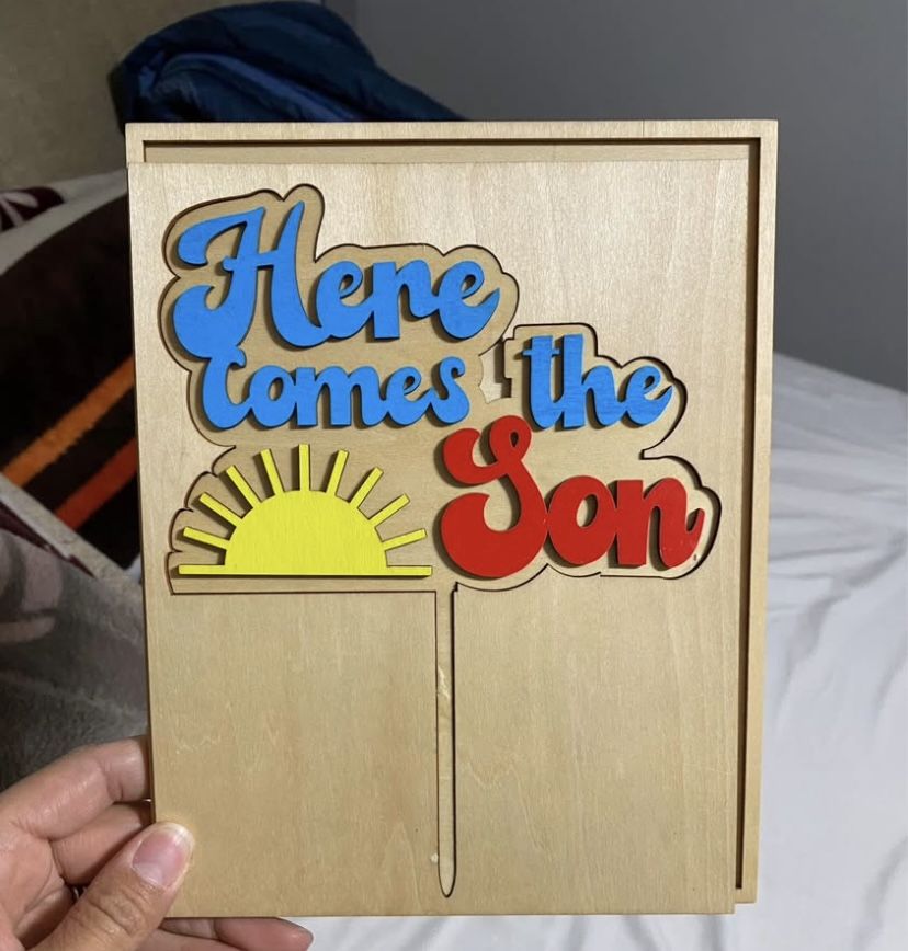 Baby Shower Cake Topper