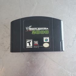 WrestleMania 2000 Nintendo N64  video game system