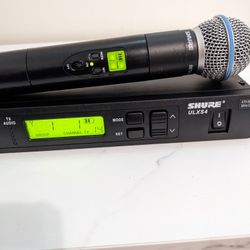 Shure ULXS24/Beta58a microphone wireless system 