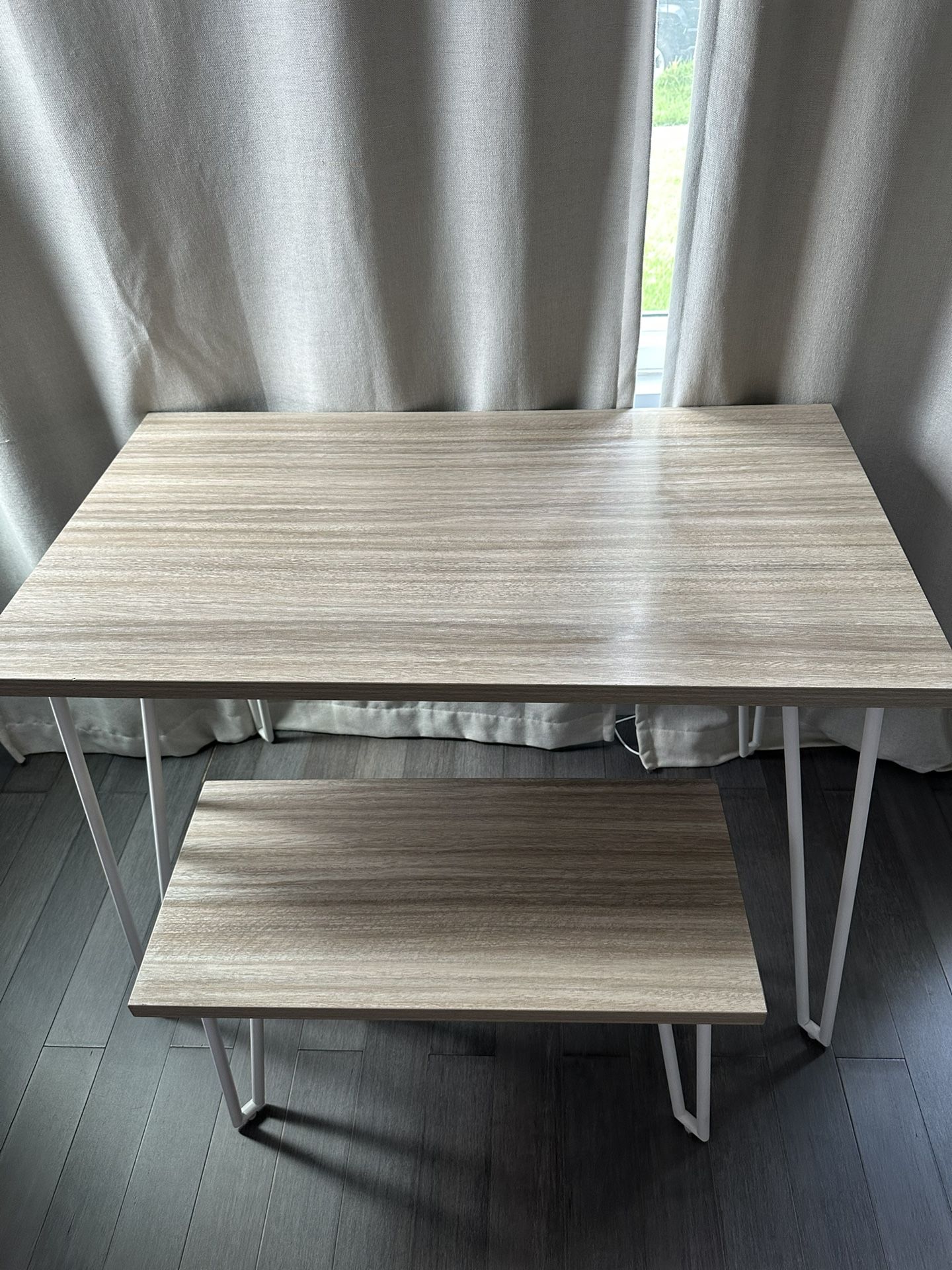 Desk and Bench Set