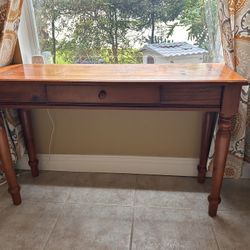 Wood Entrance (or behind the couch) Table