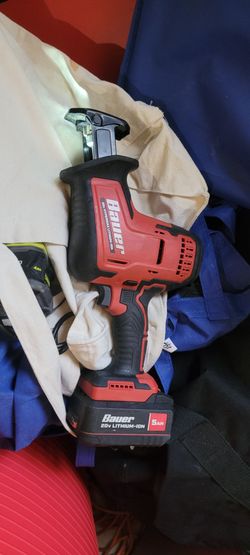 Bauer Brushless Cordless Reciprocating Saw with 5AH battery