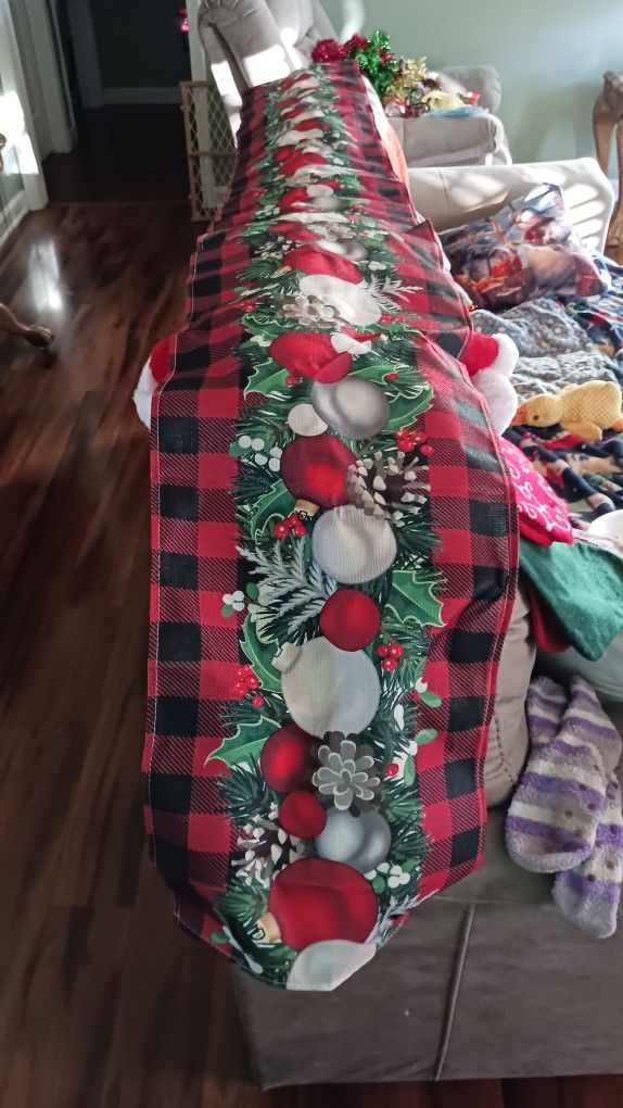 Long Beautiful Christmas Table Runner 