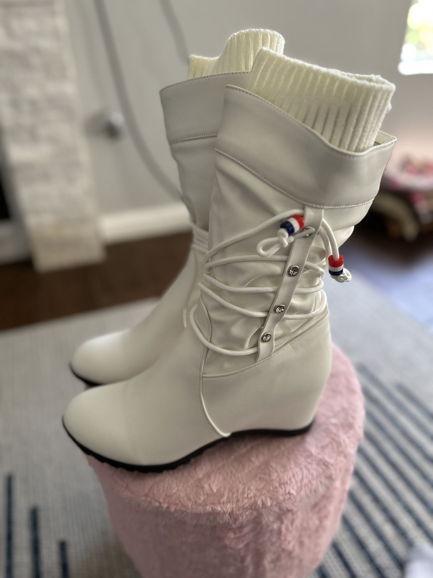 All White Boots