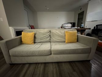West Elm Gray Henry Sofa (76”)