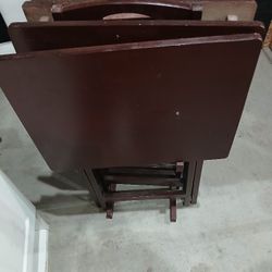 TV Trays W/ Stand