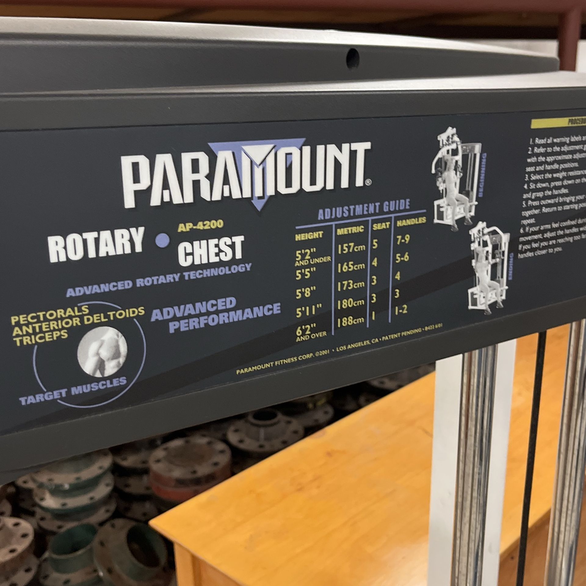 Rotary chest machine