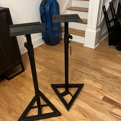 SweetWater studio monitor stands (2)