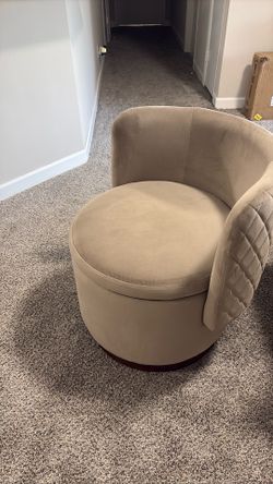 Modern Swivel Rotating Storage Chair