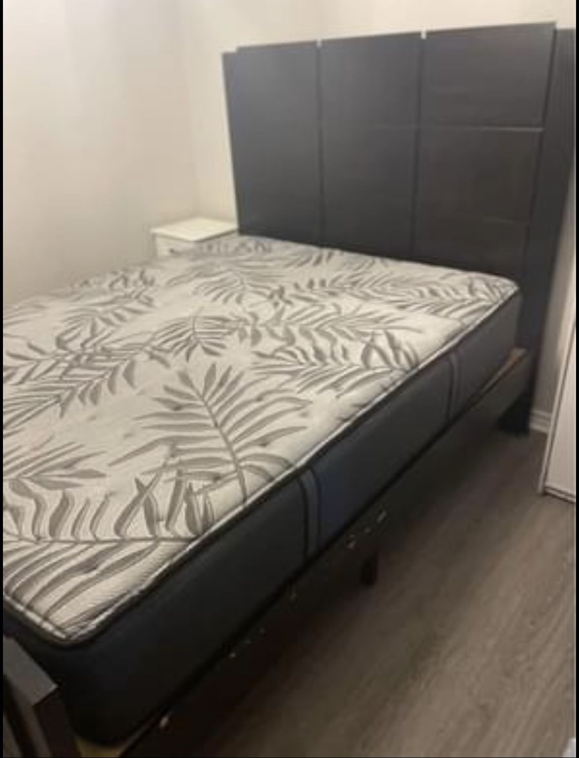 Queen Bed Frame & Mattress