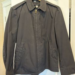 Vintage 1980s US Army Black 385 Utility Jacket w/ Liner – Size 38S – Excellent Used Condition