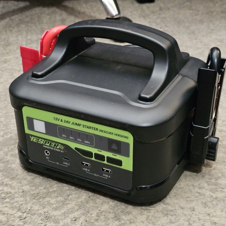 YESPER 12V / 24V Heavy Duty Lithium Jump Starter