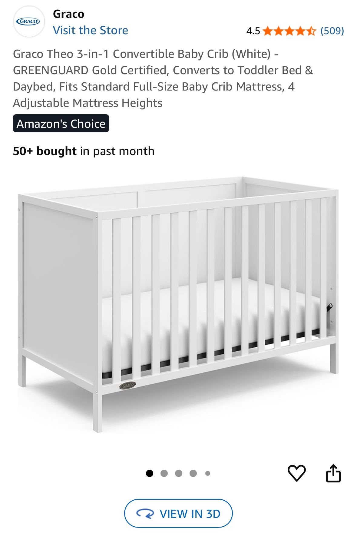Graco Crib