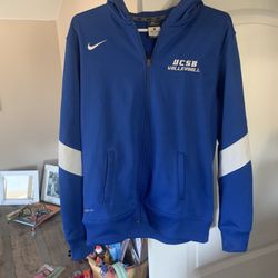 2012 UC Santa Barbra Ladies Team Volleyball Hoody Nike Jacket Owned By One Of The Players