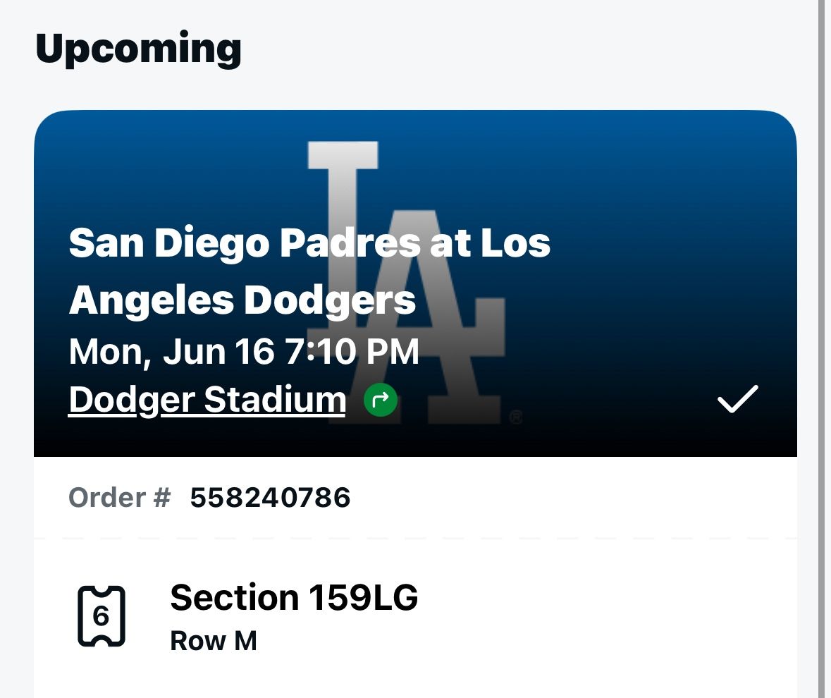 Dodgers Padres Tickets