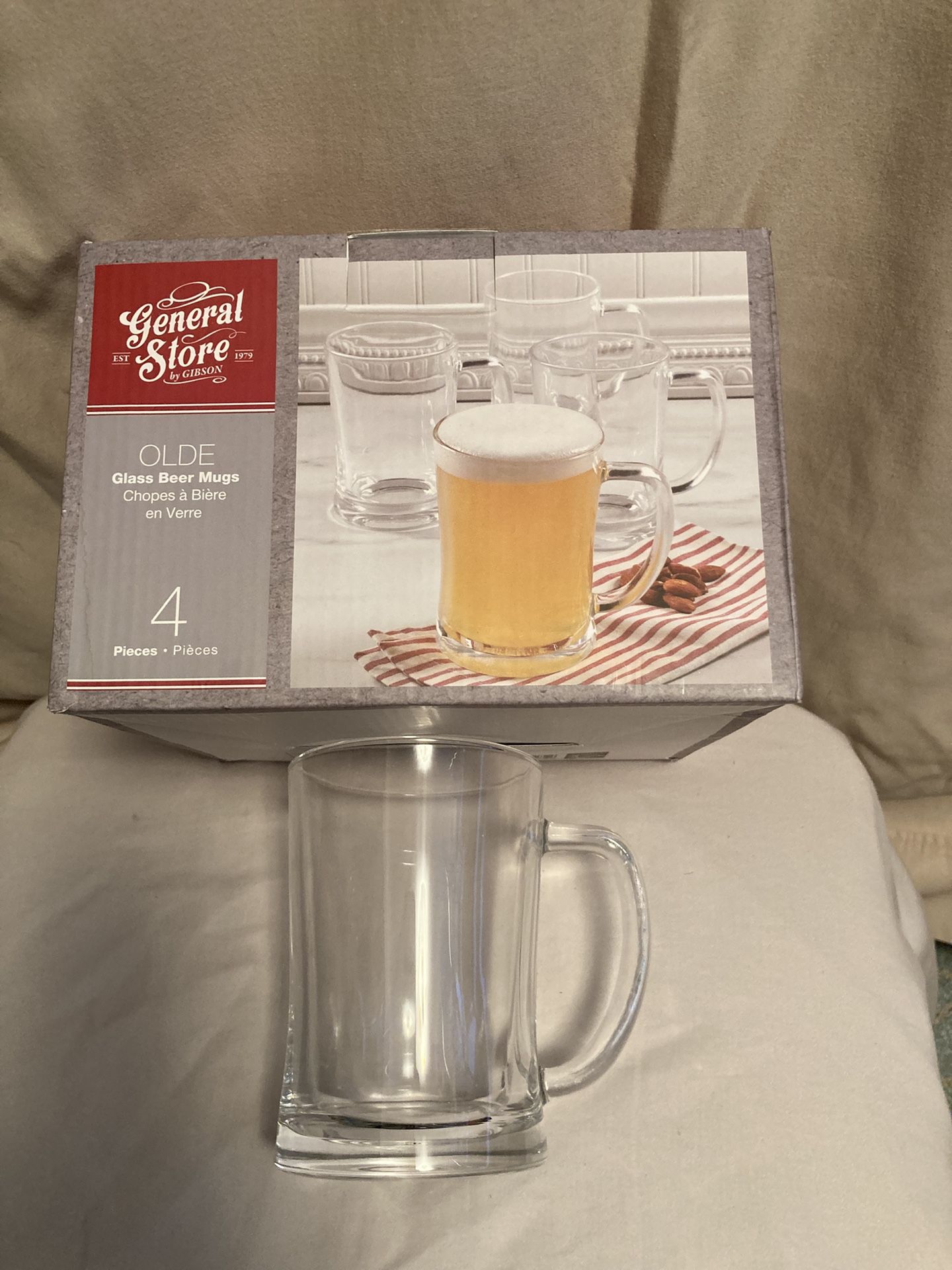 Glass beer Mugs