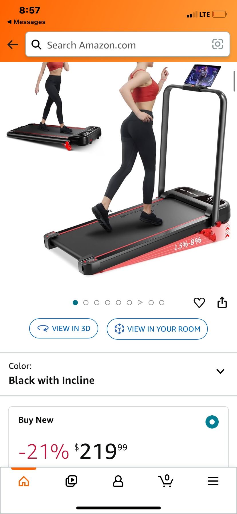 Treadmill Blk