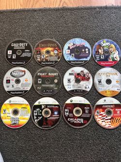 Ps2 ps3 Xbox 360 loose disc