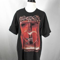 Aerosmith Love In An Elevator Men's XL Black Classic Rock T Shirt Tee Band Tee