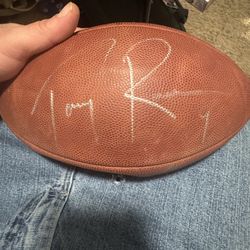 Signed football