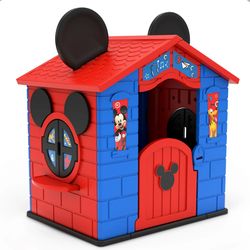 Disney Mickey Mouse Plastic Indoor,Outdoor Playhouse