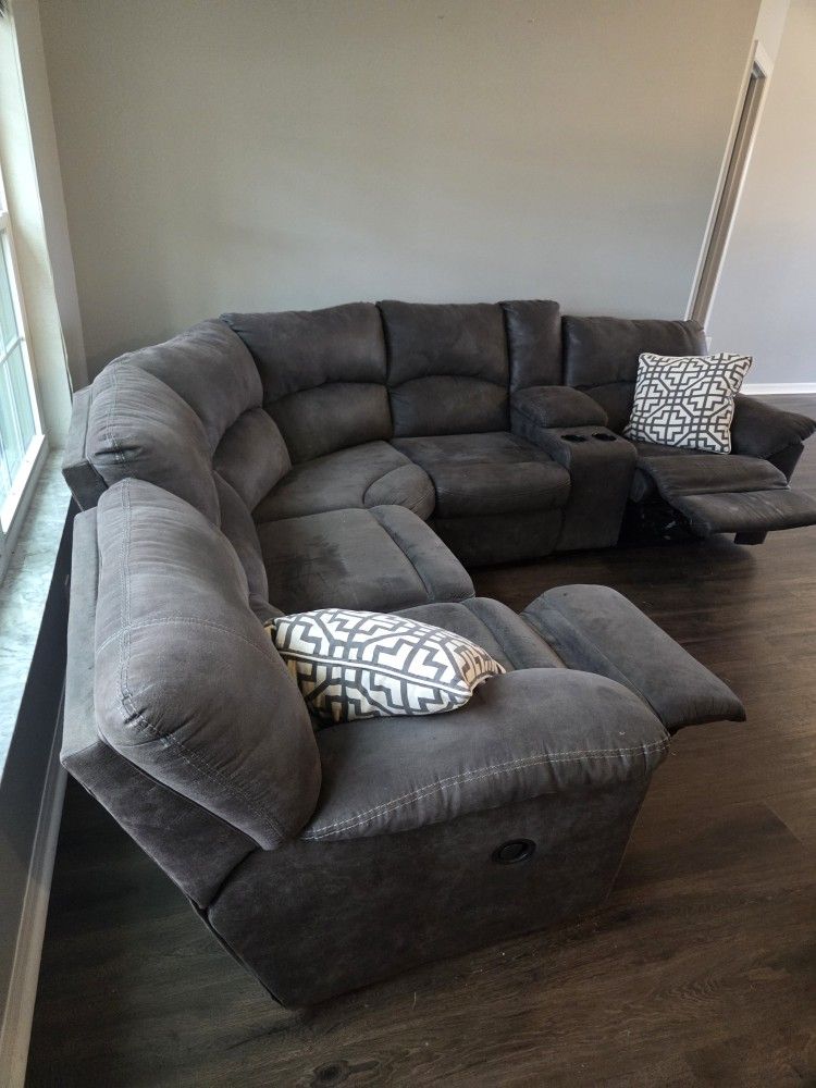 Double Recliner Sofa