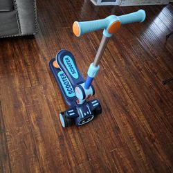 Unbreakable & Never Fall Down 2-in-1 Scooters Kids 3 Wheel Kick Scooter for Boys Girls Ages 3-8, Adjustable Height & Seat, Widened Non-Slip Deck, More