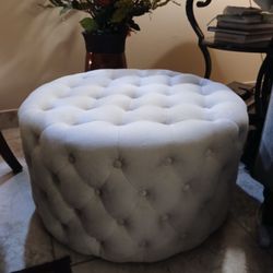 2 Beautiful Like New Tufted Ottomans