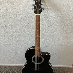 Ovation Acoustic Electric Guitar Celebrity Model CC 057 Black 