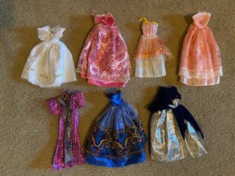 Barbie and Other Fashion Dolls Fancy Dresses Lot #2, Item Added