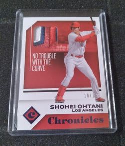 2018 Chronicles Shohei Ohtani SP 10/10 Rookie Card