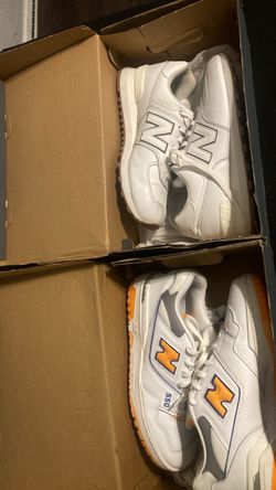 New Balance 550 White Orange Sneakers