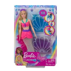Barbie Dreamtopia Slime Mermaid Doll with 2 Slime Packets