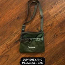 Supreme Camo Messenger Bag Never Used 