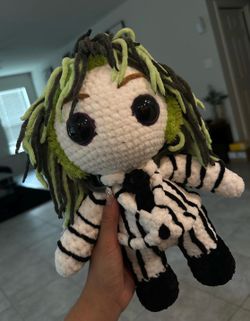 Crochet doll beetlejuice  beetle juice