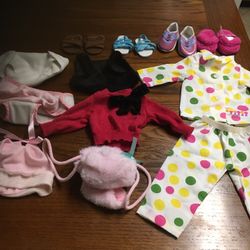 Lot of doll clothes