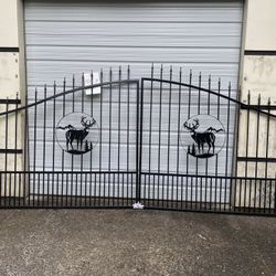 16’ Gate Fence Sale Install 