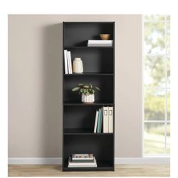  Bookcases With 5 Adjustable Shelves 71" Tall