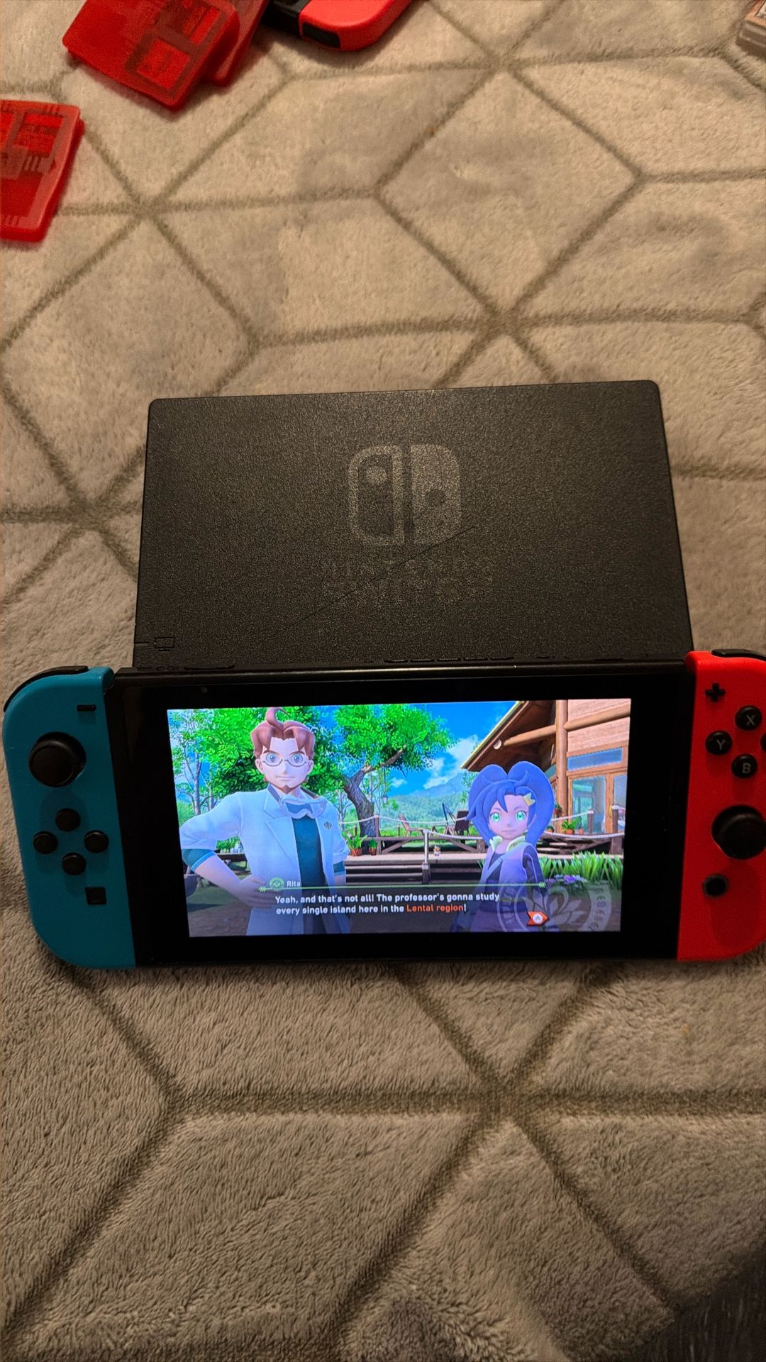 Nintendo Switch With Pokemon Snap And Dock