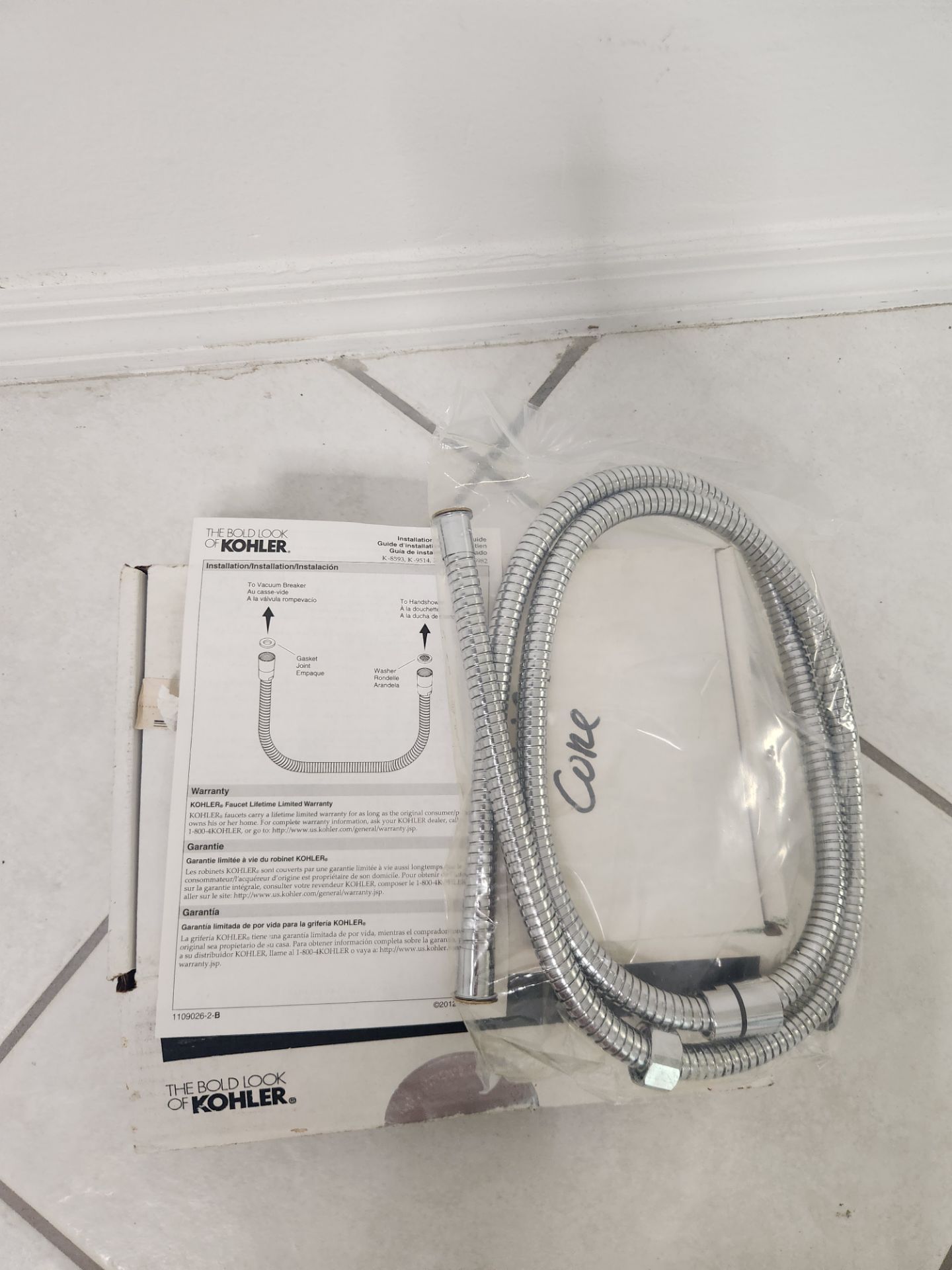 Kohler 60 inch shower hose