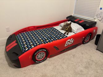 Red Delta Car Bed Frame (mattress and bedding not included)