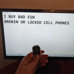 Apple Watch And Computer Monitor For Sale