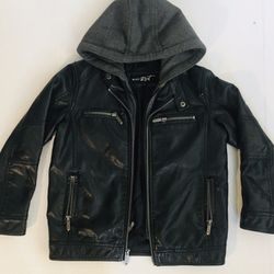 Punk Style Pleather Jacket- Youth sz 6
