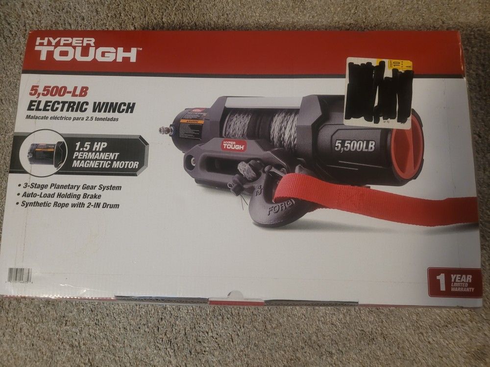 Hyper Tough 5500 Lb Electric Winch