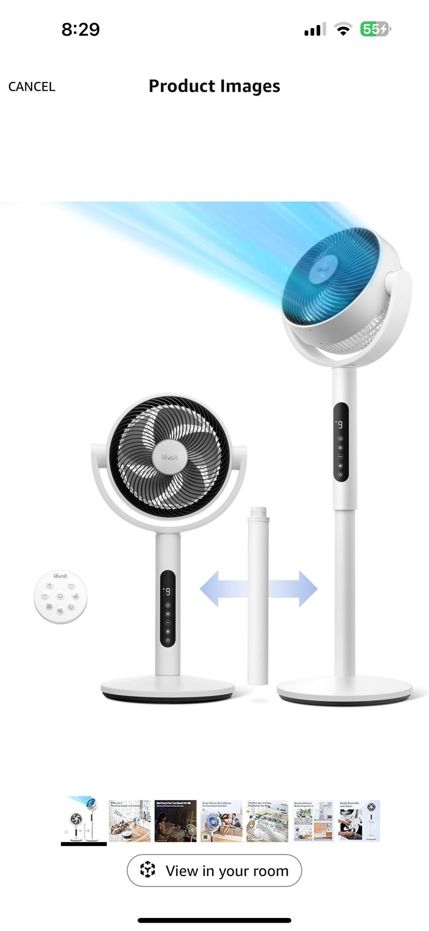 LEVOIT STANDING FAN