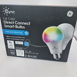 Cync Smart Light Bulbs- 2 Bulbs 