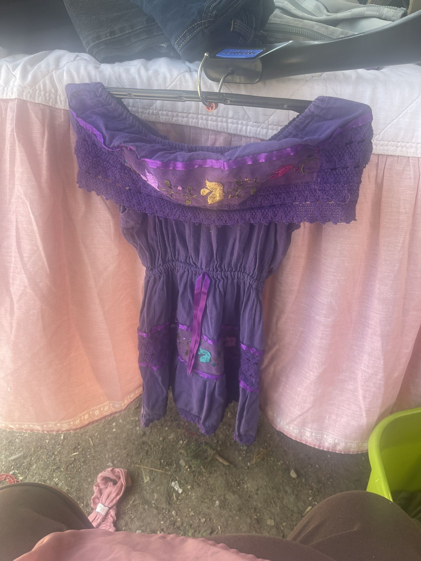 Vestido Para Fiesta Mexicana Medida 2 A 2 Dolares